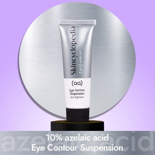 Skincyclopedia Eye Contour Azelaic Complex 10%, Skin Brightener, High Grade Suspension for Dark Circles, Puffy Eyes, Crow's Feet, Fine Lines & Wrinkles, Redness Relief, Fade and Repair Dark Spots