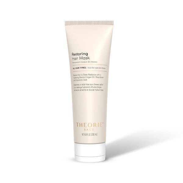 Theorie Restoring Hair Mask- Intensive Haircare Treatment, Restore Sleek Radiance and Smooth Split Ends With Hydrating Argan Oil, Shea Butter & Hyaluronic Acid, Keratin 200ml