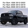 LitMiRaCle Running Board End Caps for 2013-2022 Dodge Ram 1500 Crew Cab, Side Steps Bars End Caps Cover Set Compatible with 2013-2019 Dodge Ram 2500 3500
