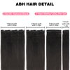 ABH AMAZINGBEAUTY HAIR Clip in Hair Extensions Real Human Hair Yaki Straight Clip ins for Black Women Natural Black 18 Inch Straight Clip in Hair Extensions Light Yaki Clip-in 7 Pcs With 17 Clips 120g