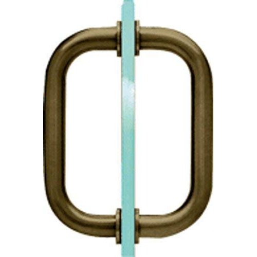 CRL 6" Oil Rub Bronze Tubular Back-to-Back 3/4" Diameter Shower Door Pull Handles