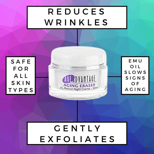 Age Advantage Skincare Aging Eraser Retinol Night Cream 30ml