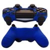 Hikfly Silicone Gel Controller Cover Skin Protector Compatible for Sony Playstation 4 PS4/PS4 Slim/PS4 Pro Controller (2X Controller Camouflage Cover with 8 x FPS Pro Thumb Grip Caps)(Red,Blue)