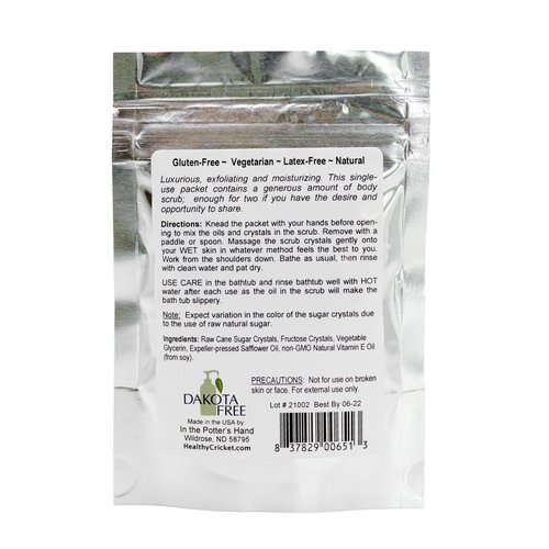 Dakota Free Sweet Body Scrub 85 gm silver packet