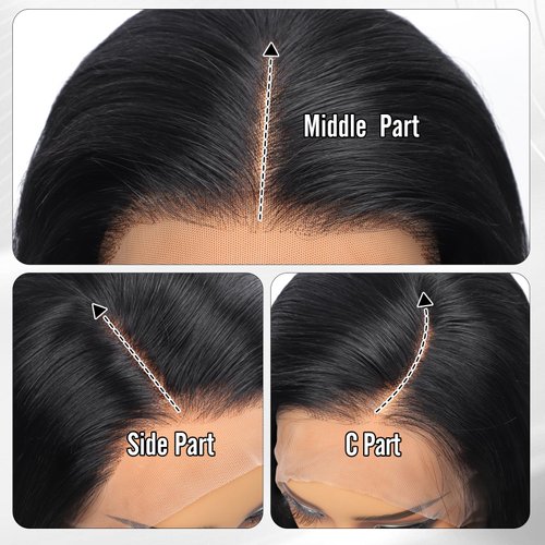 YGP Bob Wig Human Hair 13x4 Transparent Lace Front Bob Wig 200 Density Pre Bleached Tiny Knots Blunt Cut Wig Short Straight Glueless Bob Wigs Pre Plucked With Baby Hair Natural Color 12 Inch