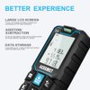 Laser Measure, ACEGMET Laser Measurement Tool (229Ft Ft/in/M) Backlit LCD with Mute Function Laser Distance Measure, Pythagorean Mode, Measure Distance, Area and Volume Laser Tape Measure