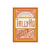 Tally-Ho Autumn Circle Back Playing Cards, Orange