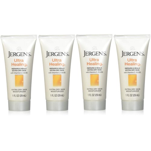Jergens Ultra Healing Extra Dry-Skin Moisturizer 1 oz (Pack of 4)