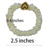 GoYoho Satin Hair Scrunchies for Women 10 Pack. Silk Hair Ties No Damage No Slip Hair/Thick Hair Accessories/Elastics Ponytail Holder for Curly Hair/Silk Hair Ties for Thin Hair/for girls.