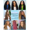 Highlight Human Braiding Hair for Boho Braids 2 Bundles 20 Inch 100g P430 Deep Water Wave Bulk Human Hair for Braiding Wet and Wavy Curly Bundles No Weft Micro Braiding Hair Human Hair Extensions