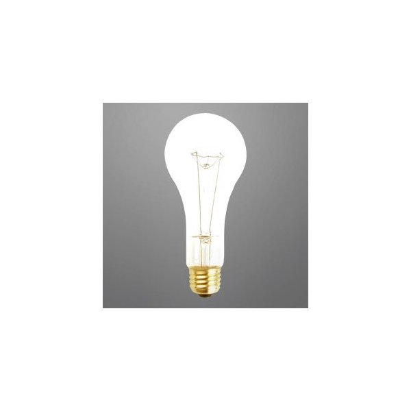 200 WATT A23 LONG LIFE LIGHT BULB 10,000 HOURS 130 VOLTS MEDIUM BASE"