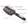 PERFEHAIR Curved Vented Styling Hair Brush, Detangling Thick Hair Massage Blow Drying Brush