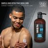 Dead Sea Collection Top 10 Men's Body Lotion - Maximum Hydration Nourishing Moisturizing Lotion for Men - 16.9 Fl Oz Bottle DSC Top 10 Men's Body Lotion 16.9fl.oz/500ml. bottle + pump