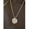 Aromatherapy Essential Oil Diffuser Necklace Tree of Life Pattern Stainless Steel Locket Pendant with 24 Inch Chain