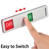 Kichwit Dishwasher Magnet Clean Dirty Dishwasher Running Sign, Works on All Dishwashers, 3 Options, Easy to Switch, Silver
