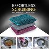 Dish Sponges for Kitchen (6 Pcs Pack) - Non Scratch Scrubbers for Cleaning Dishes - Reusable Dish Sponge Scrub Pads for Dishwashing & Washing - Household Scrubber Supplies & Tool for Pots, Pans, Sink