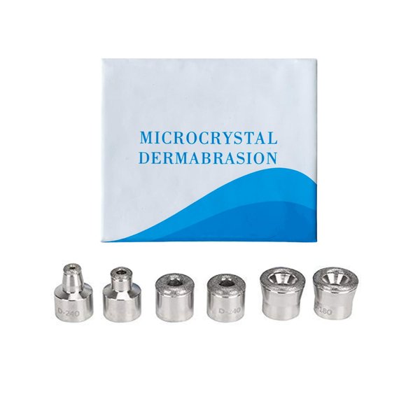 ZEIZOMZER Diamond Dermabrasion Head, Facial Microdermabrasion Tool, Diamond Dermabrasion Replacement Tips, Microdermabrasion Machine Accessories 6 Tips