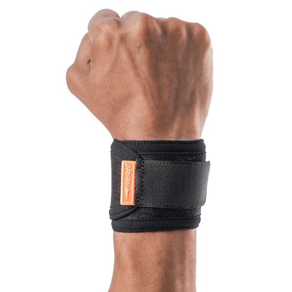 HIDROLIGHT - Wrist protector - Carpal Tunnel Wrist Brace, Pain Relief Wristbands, Wrist Straps for Weightlifting - Wrist Wraps, Non-Slip Grip, Workout Equipment, Wrist Support - Black, One Size