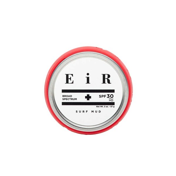 EiR NYC Surf Mud SPF 30 | Natural Sunscreen for Face | Non-Nano Zinc Oxide | Non-Irritating Sun Screen | Water Resistant Surf Reef and Ocean Safe | 2oz.