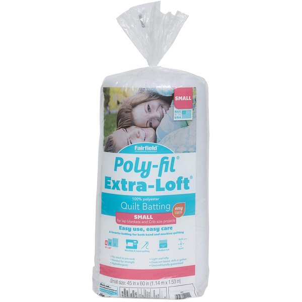 Fairfield Poly-Fil Extra-Loft Batting Crib 45" X 60"