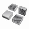 Awxlumv 4PCS Heat Sink Kit 40x40x20mm Aluminium Heatsink Cooler 40mm for Cooling VRM GPU Stepper Driver 3D Printers Stepper Motor NEMA 17, TEC1-12706 Thermoelectric Peltier Led