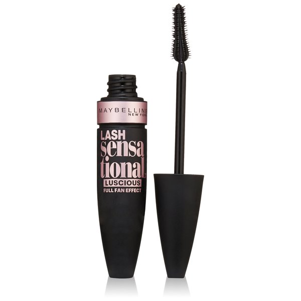 Maybelline Lash Sensational Luscious Washable Mascara, Blackest Black, 0.32 fl. oz.
