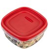 Rubbermaid Easy Find Lids Food Storage Container, 5 Cup, Racer Red