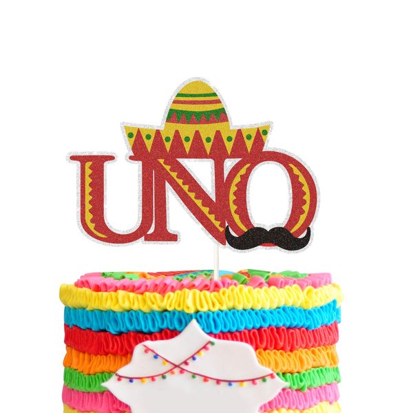 UNO Cake Topper, First Birthday Party Decor, One Year Old Baby Shower Decorations, Carnival Theme Party Decorations Supplies.