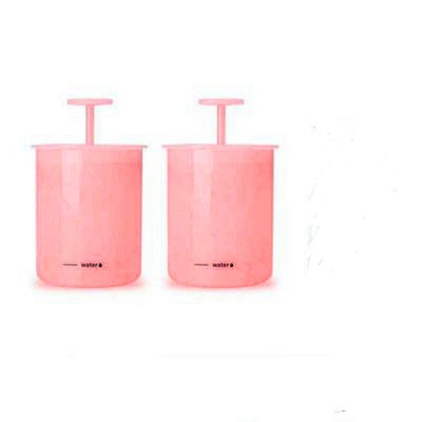 Facial Cleanser Foam Cup Whip Bubble Maker Facial Skin Cleansing Care Whip Maker Foam Cleanser Skincare Tools,Pink Color