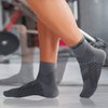 TechWare Pro Ankle Brace Compression Socks - Plantar Fasciitis Socks with Arch Support. Foot Compression Sleeve Relieves Achilles Tendonitis. Men & Women Gry L