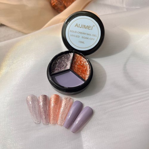 Solid Nail Polish Cream Solid Gel Polish 36colors Set Solid Cream Gel Polish Cream Gel Polish Cream Gel Nail Polish Nail Painting Gel Soak Off