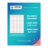 Premium Label Supply White Sticker Return Address Labels – 1.75” x .5" – Laser/Inkjet Compatible – (80 Labels/Sheet), 25 Sheets – 2000 Total Adhesive Labels