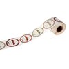 Write On Canning Labels / 250 Jar Lid Labels / 4 Earth Tone Patterned Food Preservation Labeling Designs / 2" Fill in Round Can Top Stickers/Made in The USA