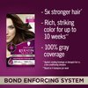 Schwarzkopf Keratin Color Permanent Hair Color, 4.6 Intense Cocoa, 1 Application - Salon Inspired Permanent Hair Dye, for up to 80% Less Breakage vs Untreated Hair and up to 100% Gray Coverage