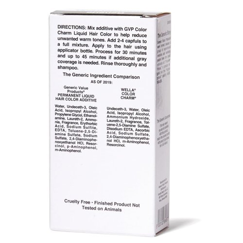 short SIeekshop Comb + BELLA PROFESSIONAL Permanent Hair Color Creme Color, Haircolor Cream Dye Colour Coloration, Top Chick Chic, 2023-2024 version (w/SIeekshop Medium Black Tint Brush) - 7SB@BL Silver Beige Elumenated Blue --