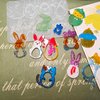 3 Set Earrings Resin Mold Jewelry Silicone Molds for Epoxy Resin Easter Day Egg Shapes for Women Earrings Keychain Jewelry Pendant Craft Supplies Mould Earring Hooks, DIY Making Decor Art Crafts