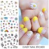 Daisy Nail Art Stickers Decals Daisy Water Transfer Summer Nail Art Decorations Little Daisies Flower Designs Stickers Tattoo Craft Manicure Tips Decoration 12 Sheets
