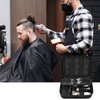 Boobowl Barber Accessories Bag for Clippers and Supplies, Mens Hair Trimmers Box, Portable Clipper Storage Holder Organizer for Hair Cutting, Guard Grooming Kit and Barbers Supplies (Bag Only)