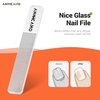 Nail Clippers with Glass Nail File, ANIHCANO Ultra Sharp Nail Clipper Set, Professional Fingernail & Toenail Clippers Nail Cutter for Men and Women (Black)