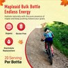 Mapleaid Bulk Bottle – 20 Servings | Organic Maple Syrup & Sea Salt | Natural Electrolyte Replenishment | Pure, Simple, Delicious | Ideal for Sustained Energy and Hydration