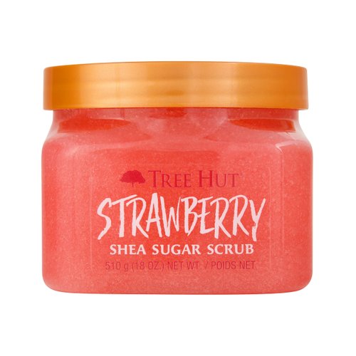 Tree Hut Strawberry Shea Sugar Exfoliating & Hydrating Body Scrub, 18 oz
