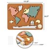 Mr. Pen- Silicone World Map Puzzle, 11.5” x 8.2”, Puzzle for Kids, World Puzzle, Puzzle Kids, Puzzles Kids, Childrens Puzzles, Floor Puzzle, Floor Puzzles for Kids
