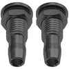 3Pcs Vgoohobby M6 / M8 RC Boat Water Nipple Outlet Nozzle for RC Boat Motor Cooling (M8, Black)