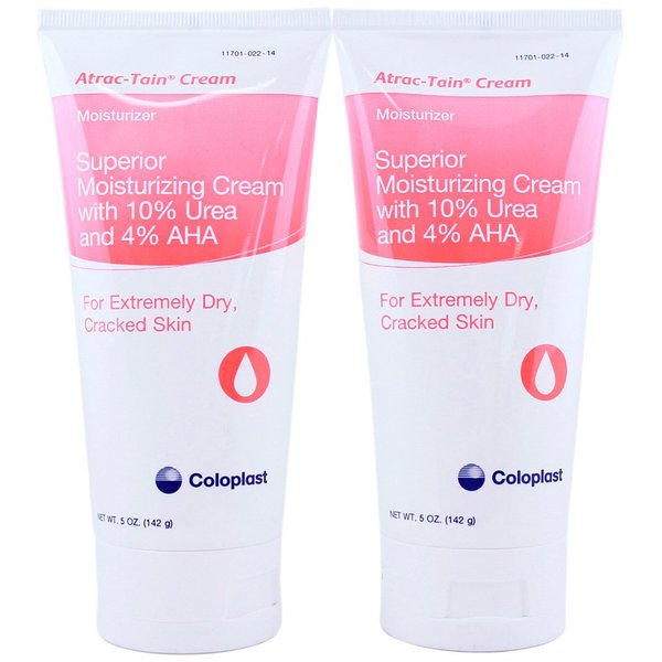 Atrac-Tain Unscented Hand and Body Moisturizer Cream 5 oz. Tube 1814 2 Ct