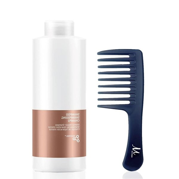 Fusion Shampoo Fusion Intense Repair Shampoo 1 Liter and M Hair Designs Detangling Comb (Bundle)