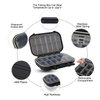 Goture Small Tackle Box,Waterproof Fishing Lure Boxes, 2 sided adjustable Small Plastic Case Small Box Storage Containers Black SMALL 6.69'' X 4.33'' X 1.81''