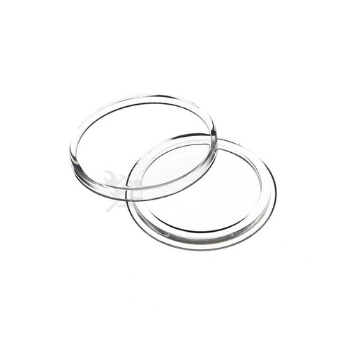 OnFireGuy Coin Capsule Storage Tube & 20 Air-Tite A24 Direct Fit Coin Holders for US Quarters (Red Cap Lid)