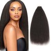 Loxxy Black Tape in Hair Extensions Human Hair Kinky Straight Textured Seamless 16Inch 40pcs 100g Remy Tape in Extensions For Black Women Double Sided Full Head