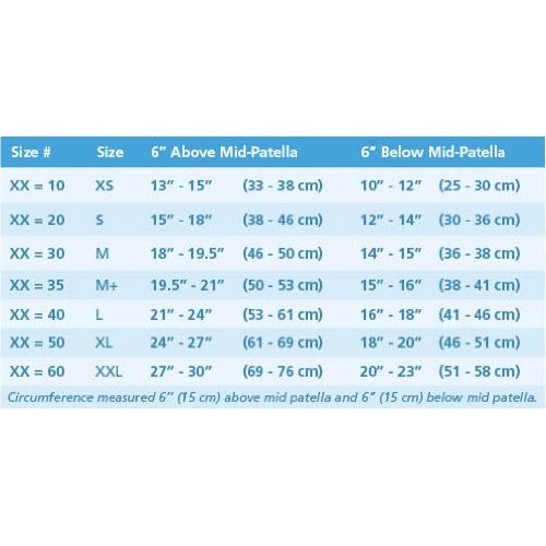 BREG '09852 Undersleeve Functional Knee Brace, Small Cotton 1/8" W 18" L Latex-Free