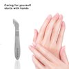 Mini Nail Cuticle Trimmer Kit Cuticle Nipper Cutter Nail Polish Pusher Cuticle Peeler Scraper Perfect for Hang nails - for Fingernails and Toenails(1 Pack)